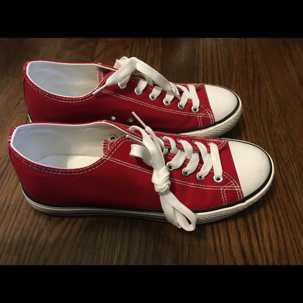 Red Casual Sneakers
